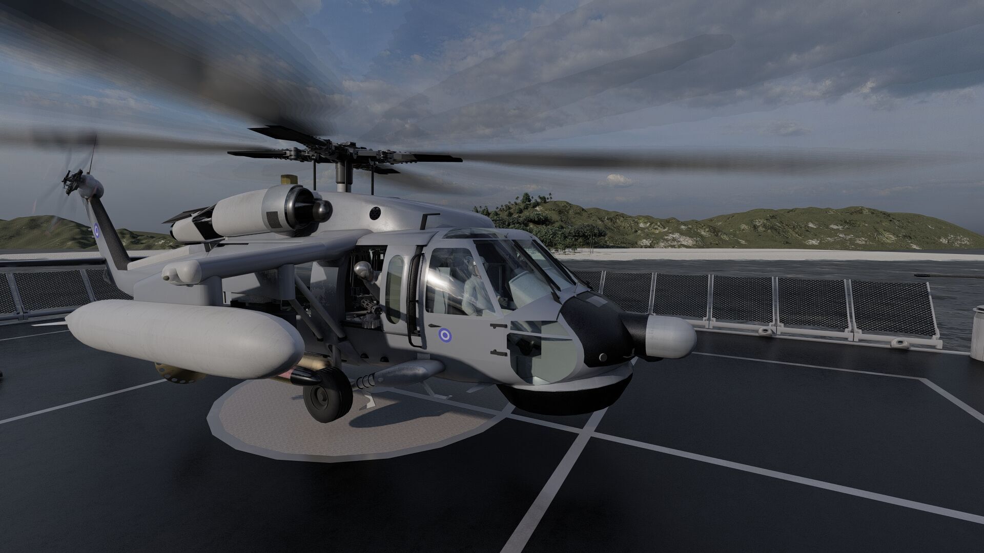 HEAVY NAVY FRIGATE 3D model_14