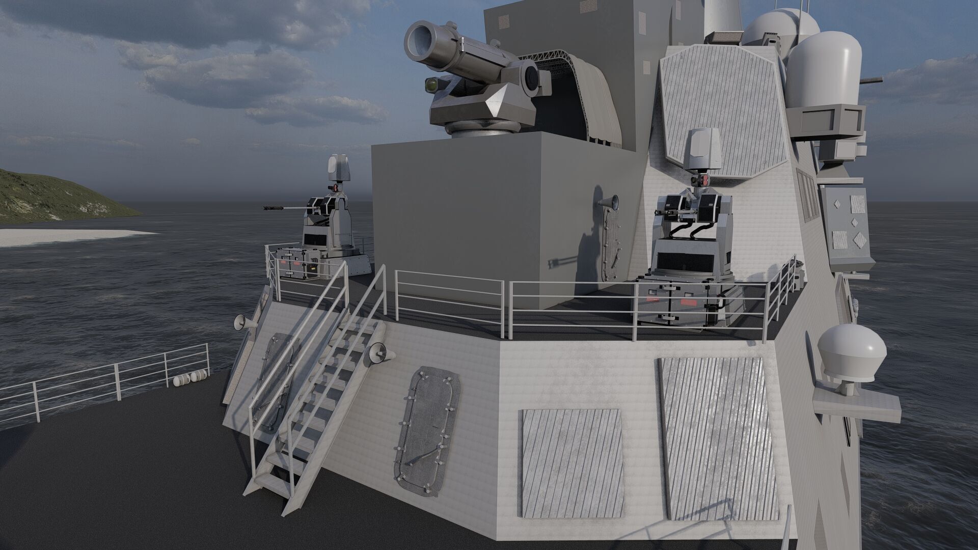 HEAVY NAVY FRIGATE 3D model_20