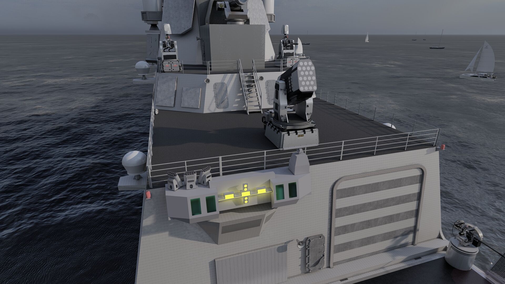 HEAVY NAVY FRIGATE 3D model_19