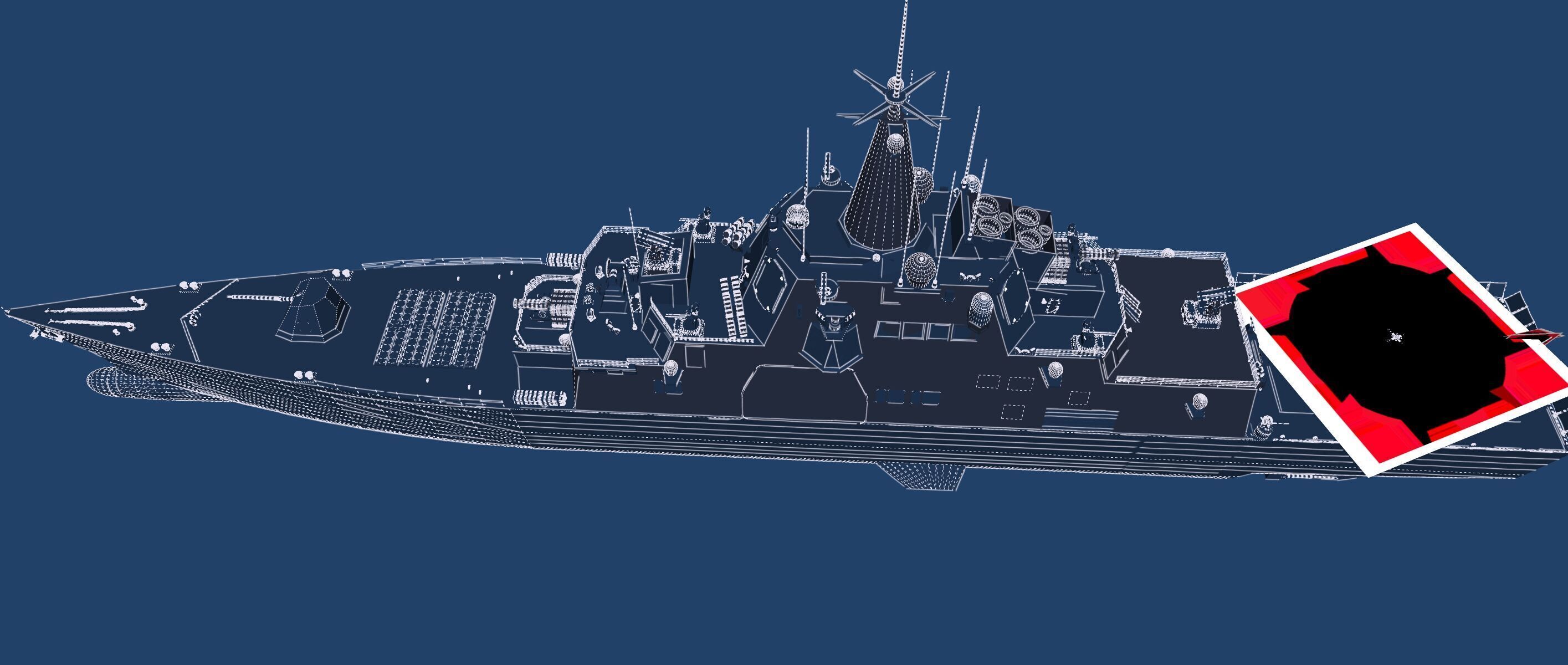 HEAVY NAVY FRIGATE 3D model_39