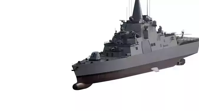 HEAVY NAVY FRIGATE 3D model