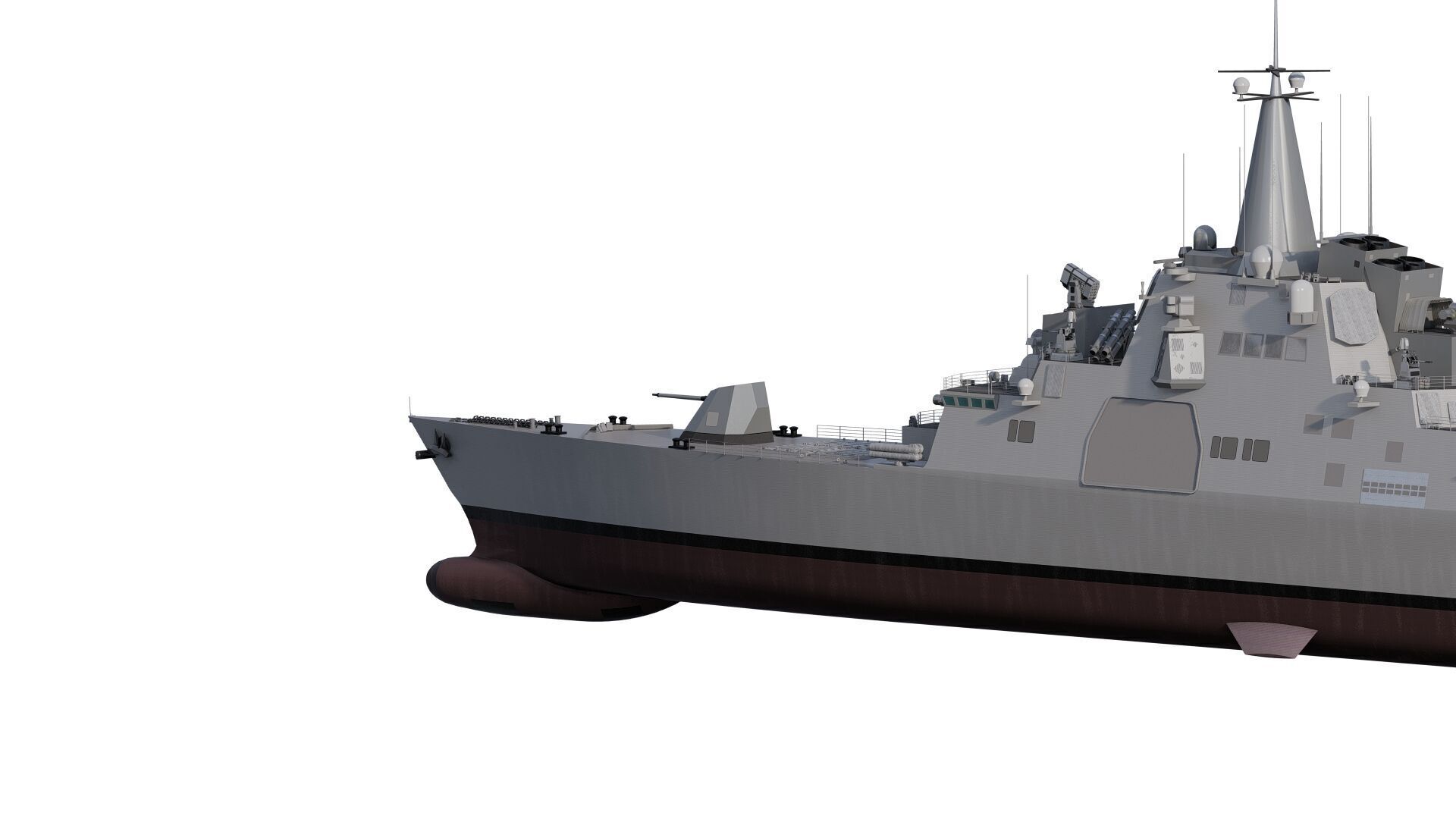 HEAVY NAVY FRIGATE 3D model_1