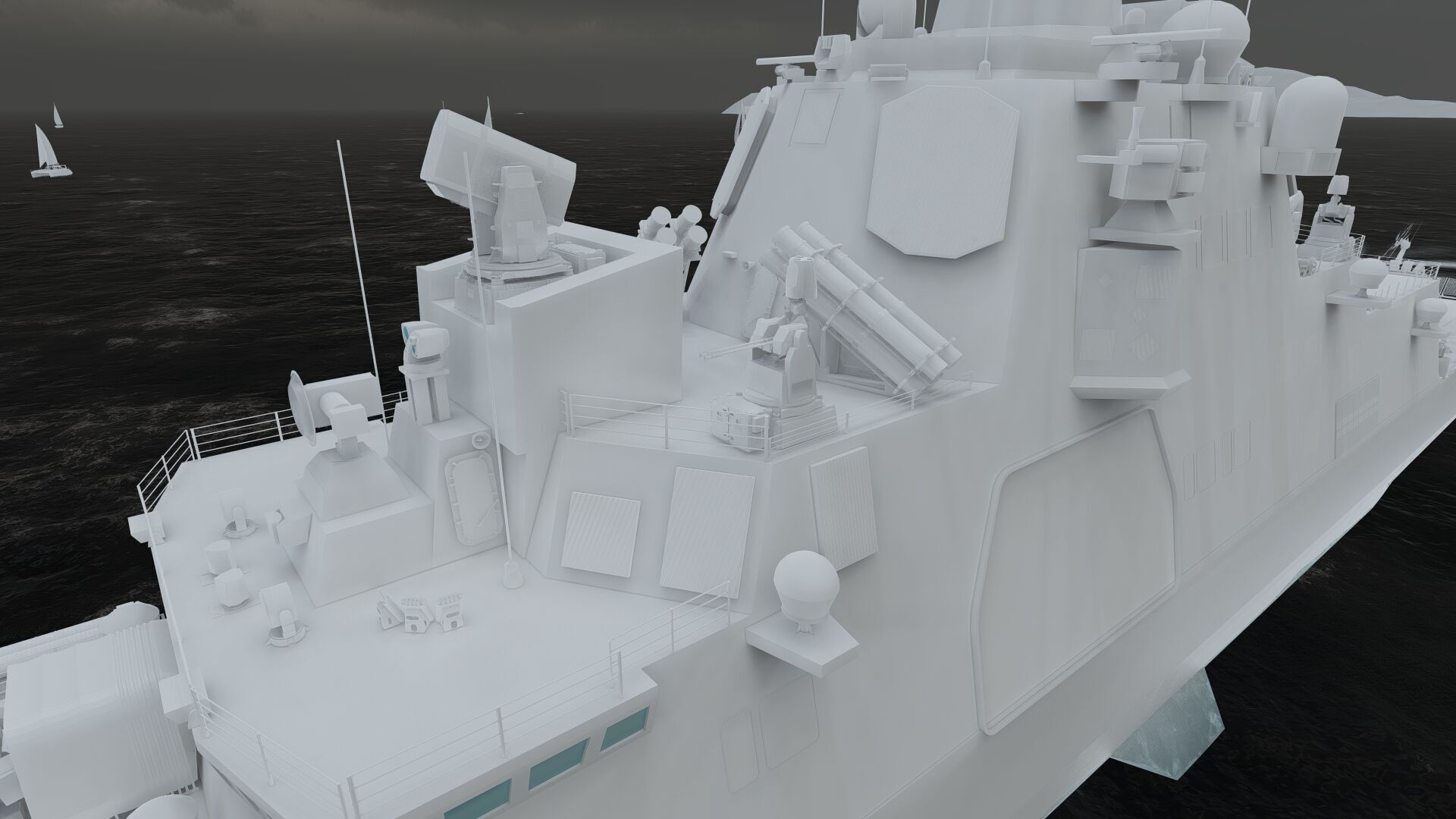 HEAVY NAVY FRIGATE 3D model_29