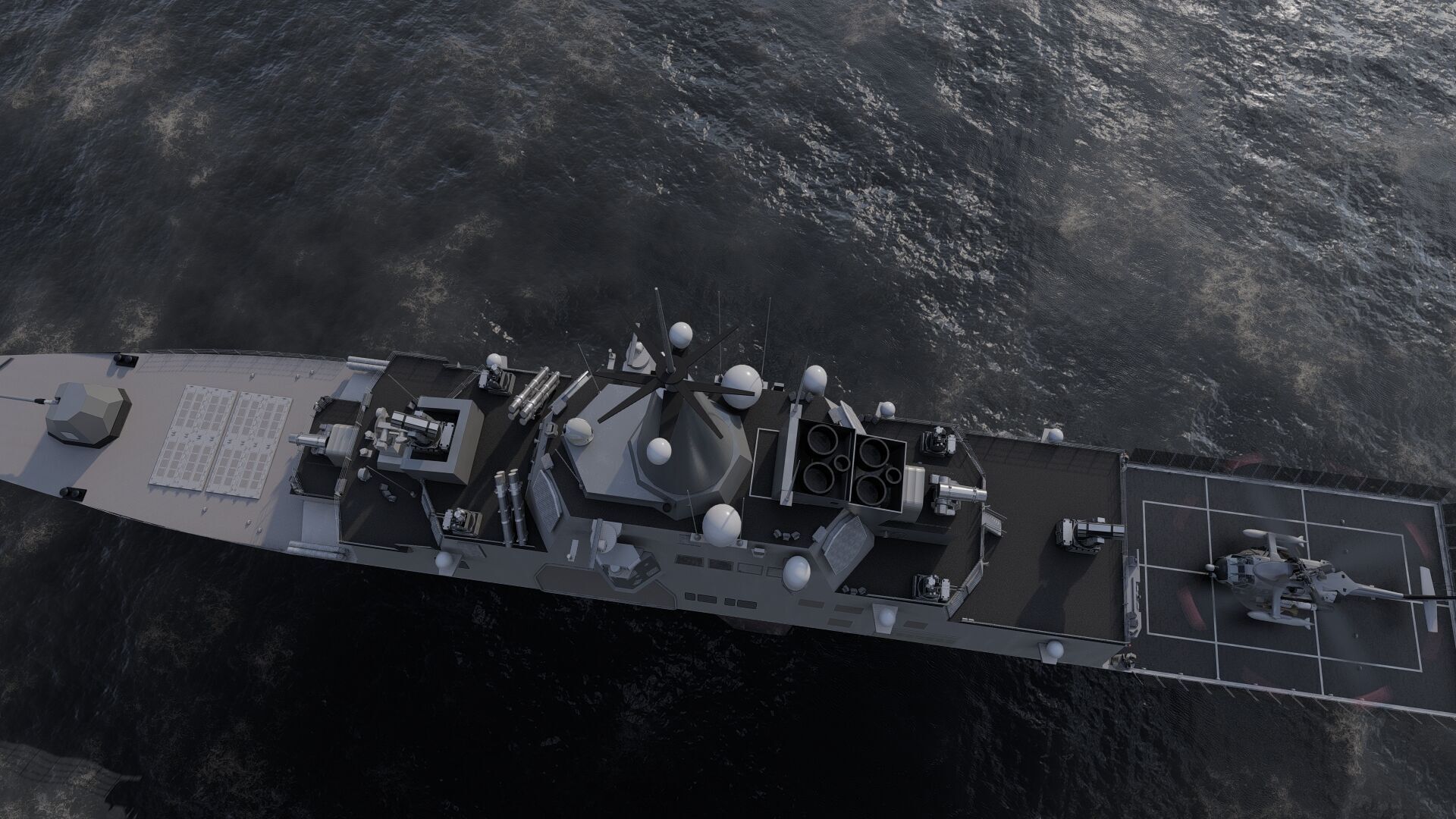 HEAVY NAVY FRIGATE 3D model_22