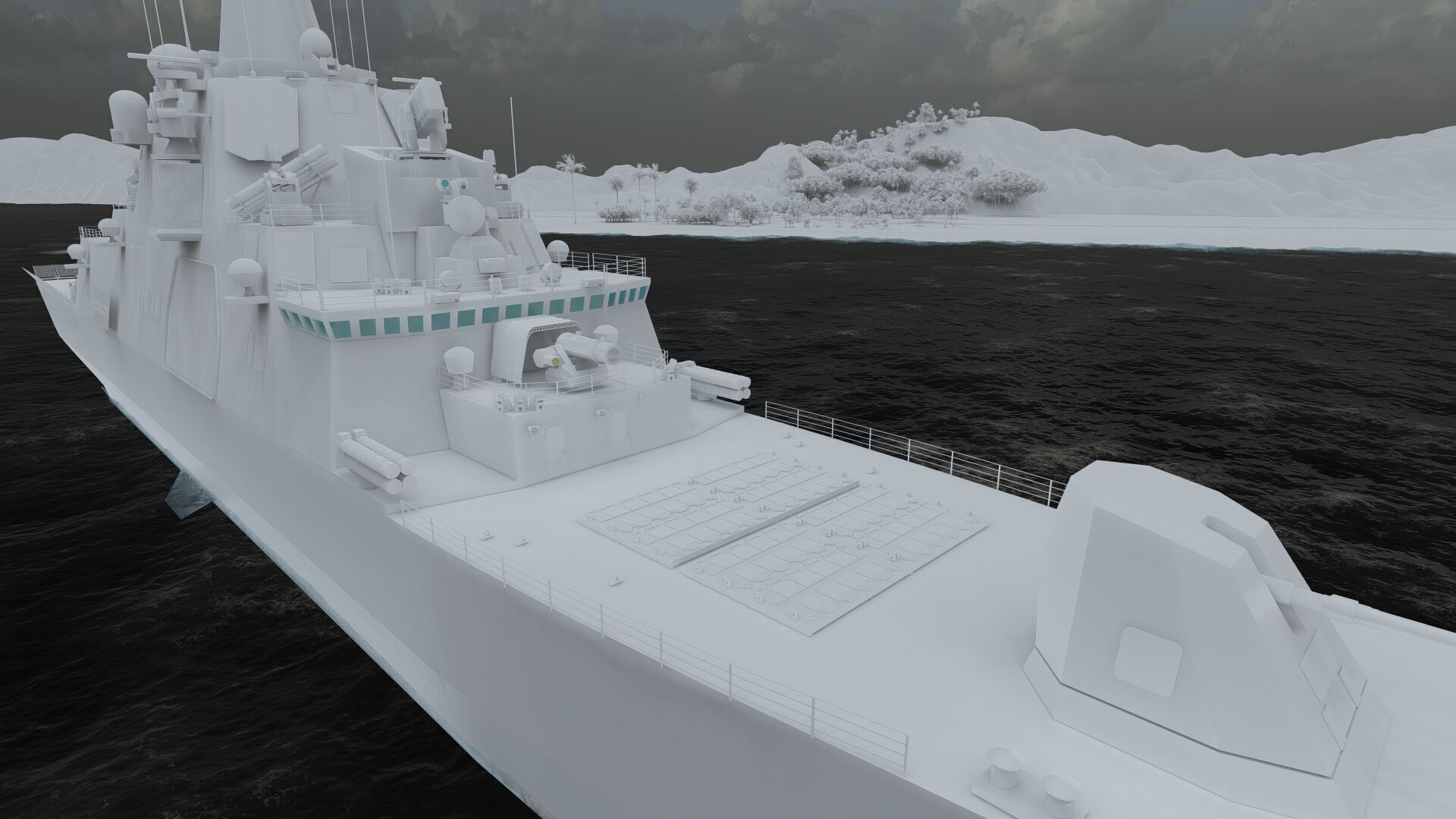 HEAVY NAVY FRIGATE 3D model_27