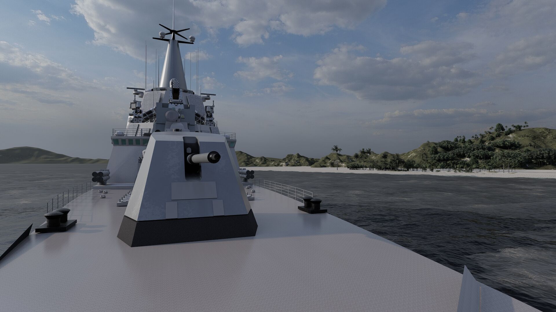 HEAVY NAVY FRIGATE 3D model_23