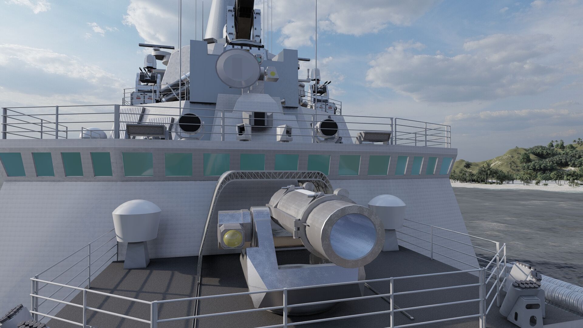 HEAVY NAVY FRIGATE 3D model_25