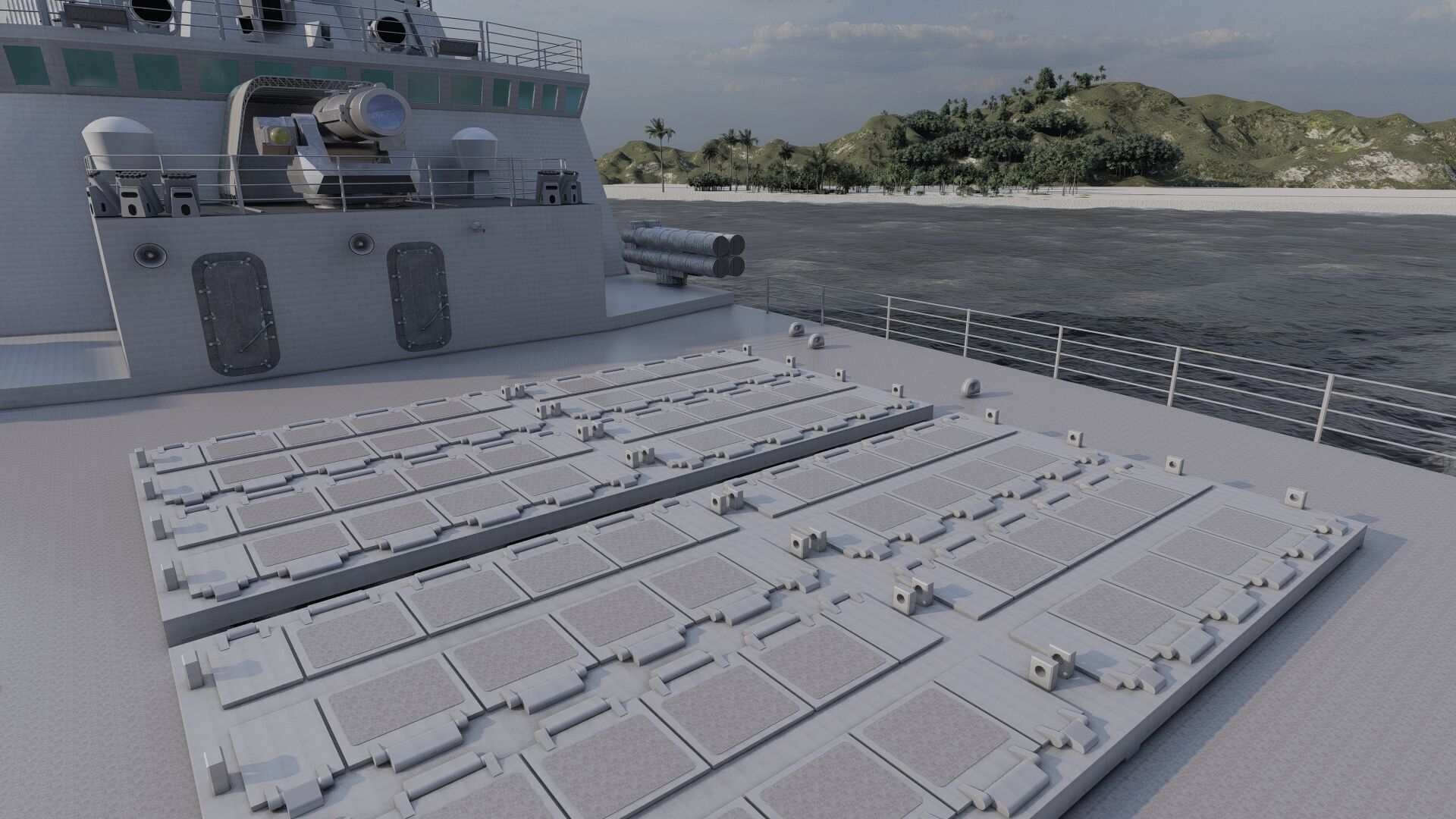 HEAVY NAVY FRIGATE 3D model_24