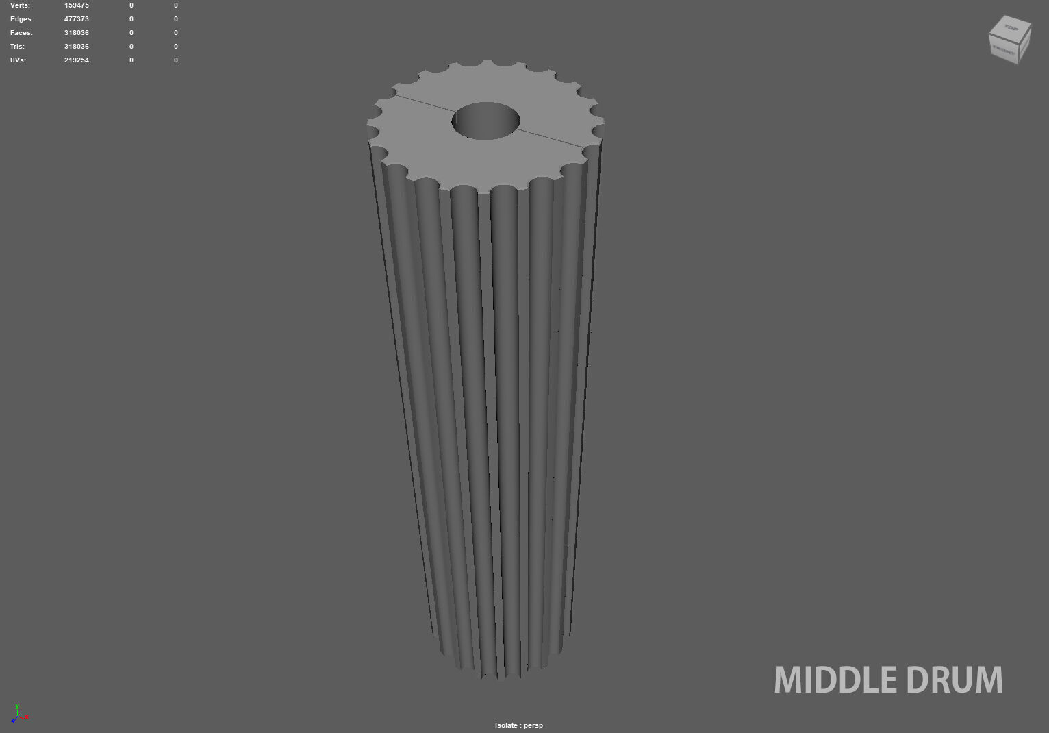 Modular Greek ionic Column for 3d print 3D print model_8