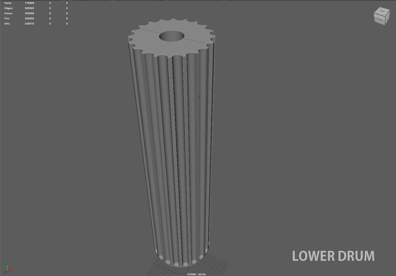 Modular Greek ionic Column for 3d print 3D print model_7