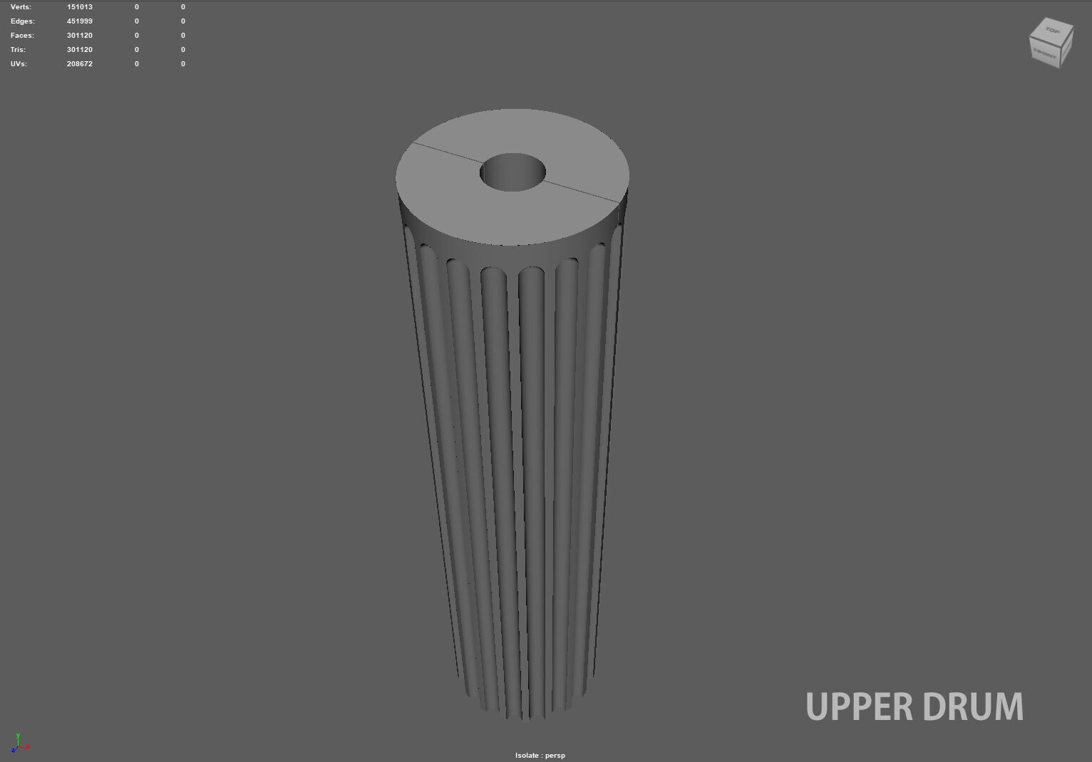 Modular Greek ionic Column for 3d print 3D print model_9