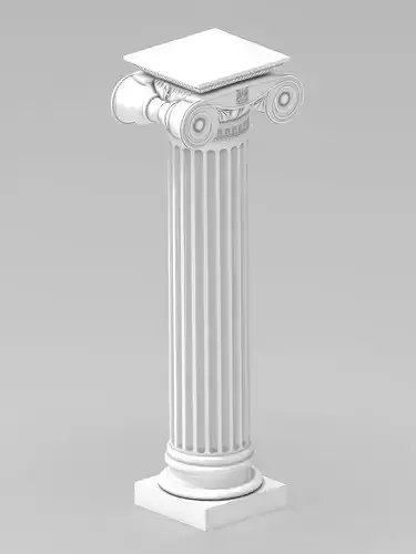 Ionic Elegance Greek Column 3D Printable Model