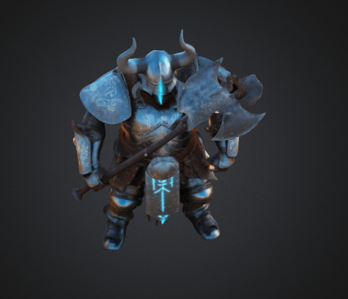 Runeblade Berserker 3D model_4
