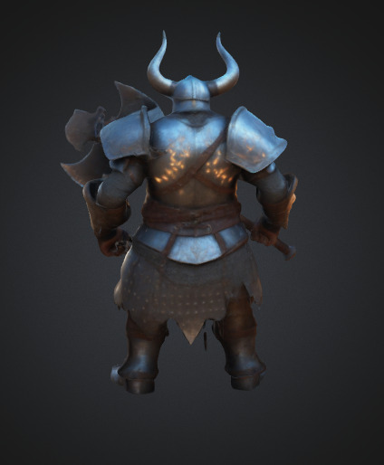 Runeblade Berserker 3D model_1