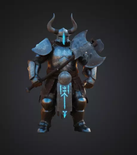 Runeblade Berserker 3D model_0