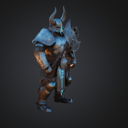 Runeblade Berserker 3D model_3