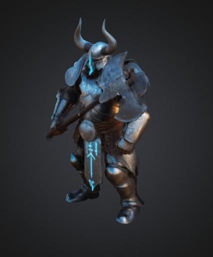Runeblade Berserker 3D model_2