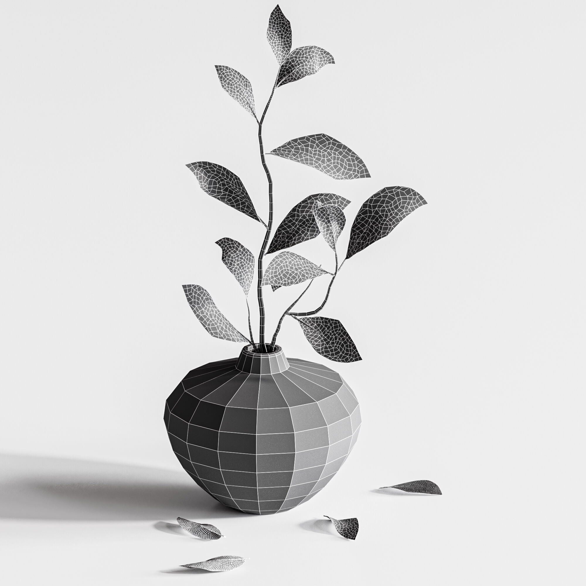 Bouquet05 3D model_3