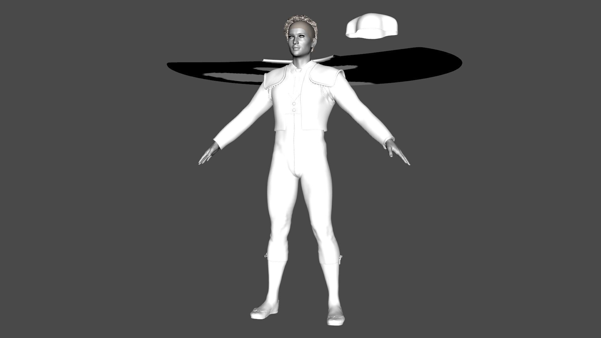 Matador - Bullfighter Rigged Low-poly 3D model_23