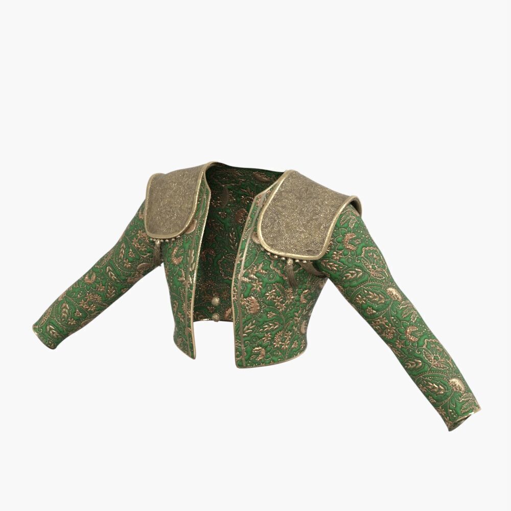 Matador - Bullfighter Rigged Low-poly 3D model_4