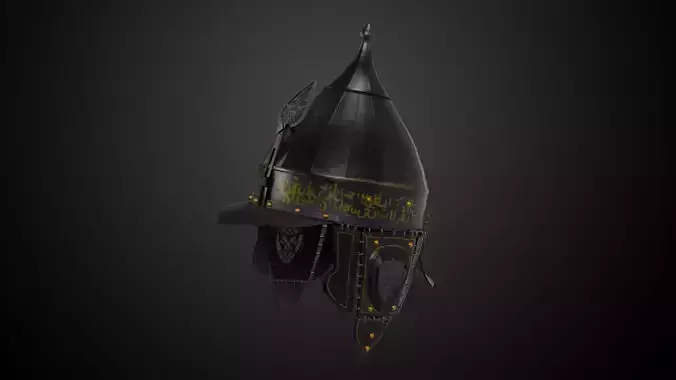 Ottoman Warrior Helmet - Game Ready 3D Model