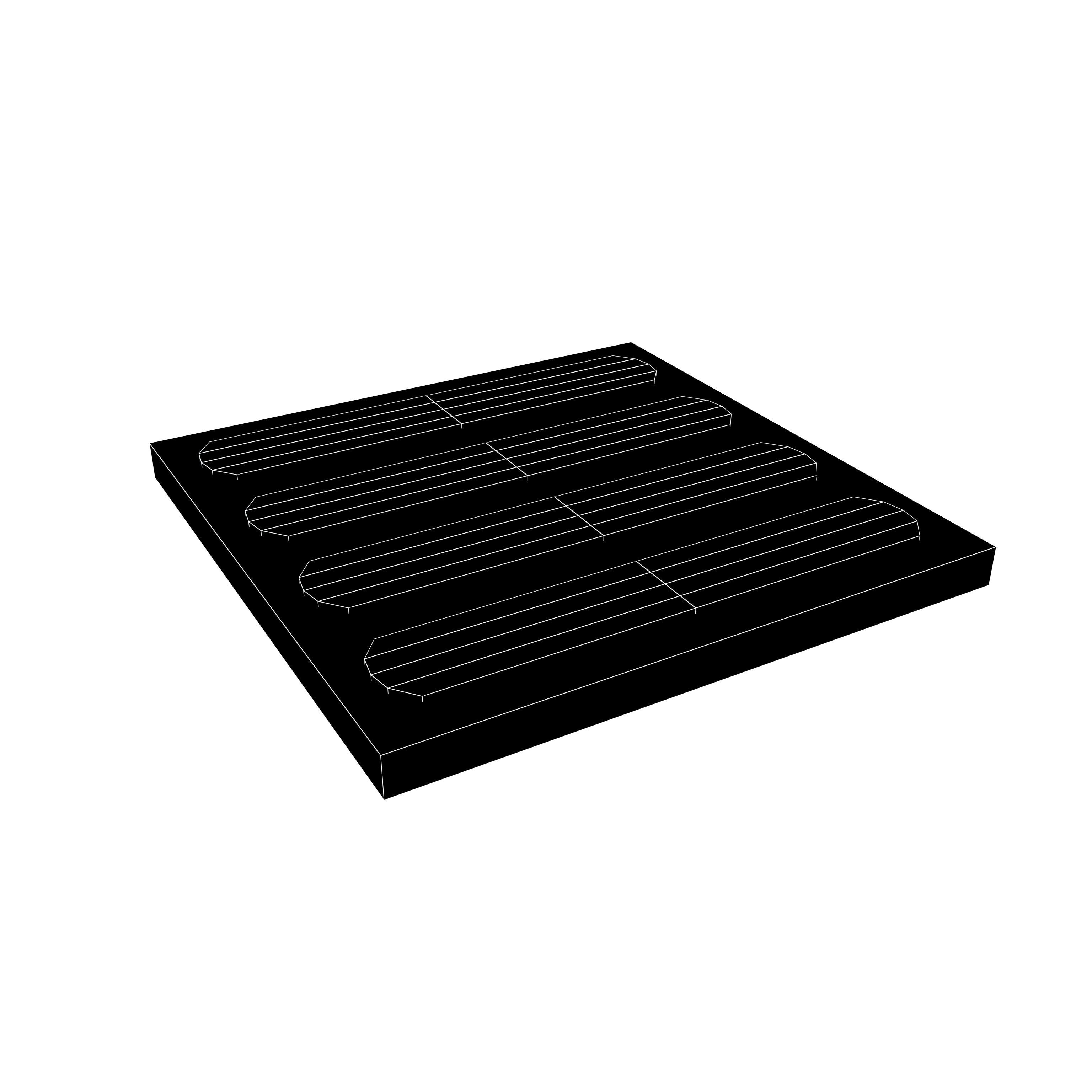 Pedestrian Paving Bricks v1 002 Low-poly 3D model_4