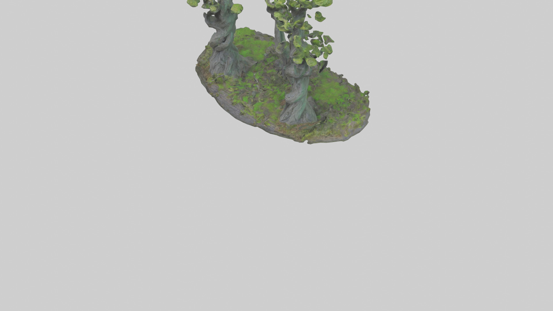 Guardians of the Forest Statue model Low-poly 3D model_5