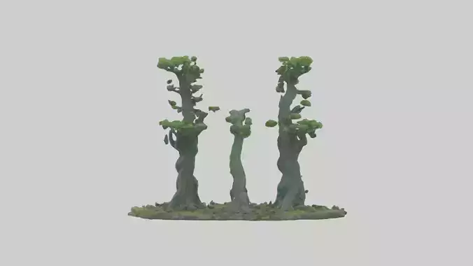 Guardians of the Forest Statue model