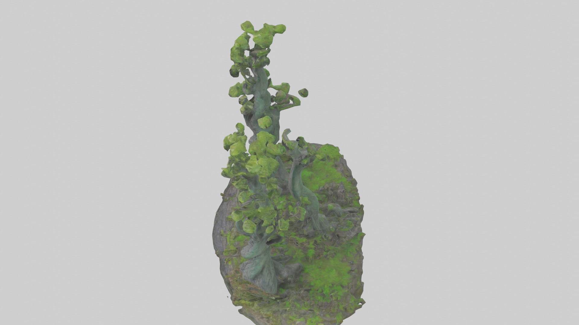 Guardians of the Forest Statue model Low-poly 3D model_17