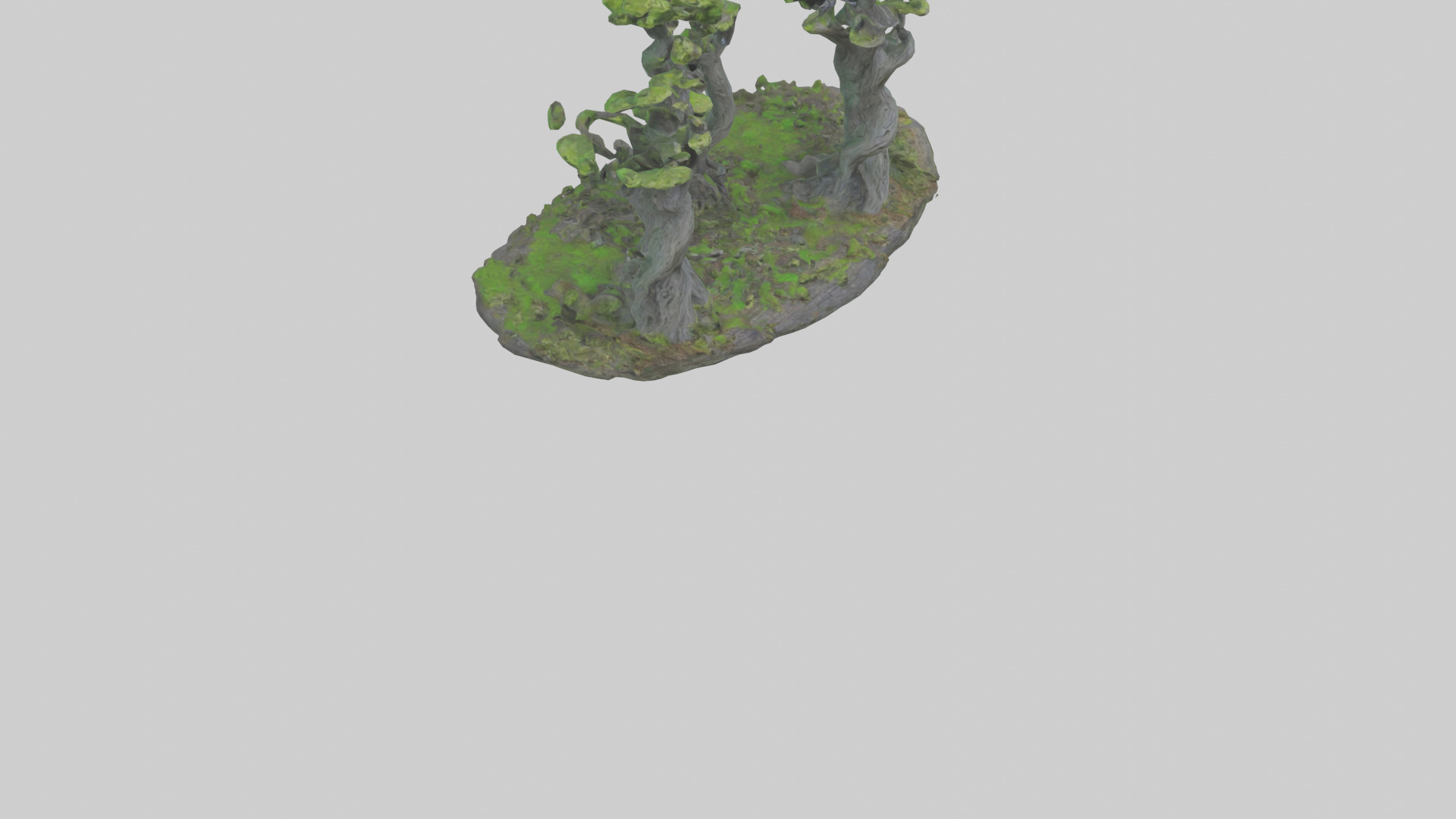 Guardians of the Forest Statue model Low-poly 3D model_6