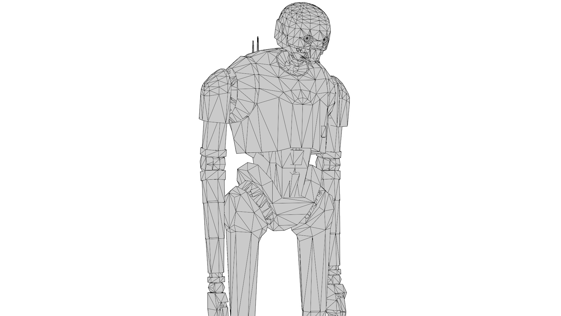K-2SO Star Wars 3D Model High-Quality Rigged Low-poly 3D model_11