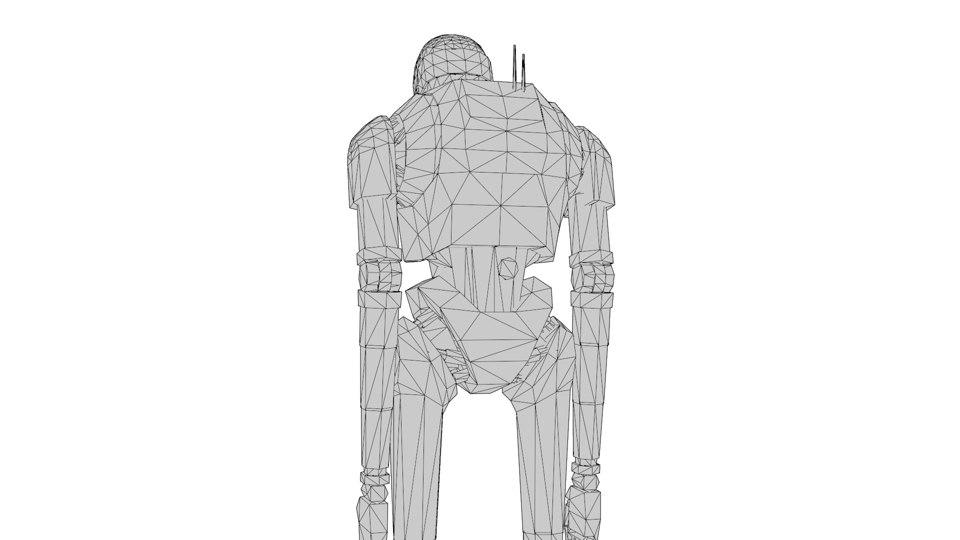 K-2SO Star Wars 3D Model High-Quality Rigged Low-poly 3D model_12