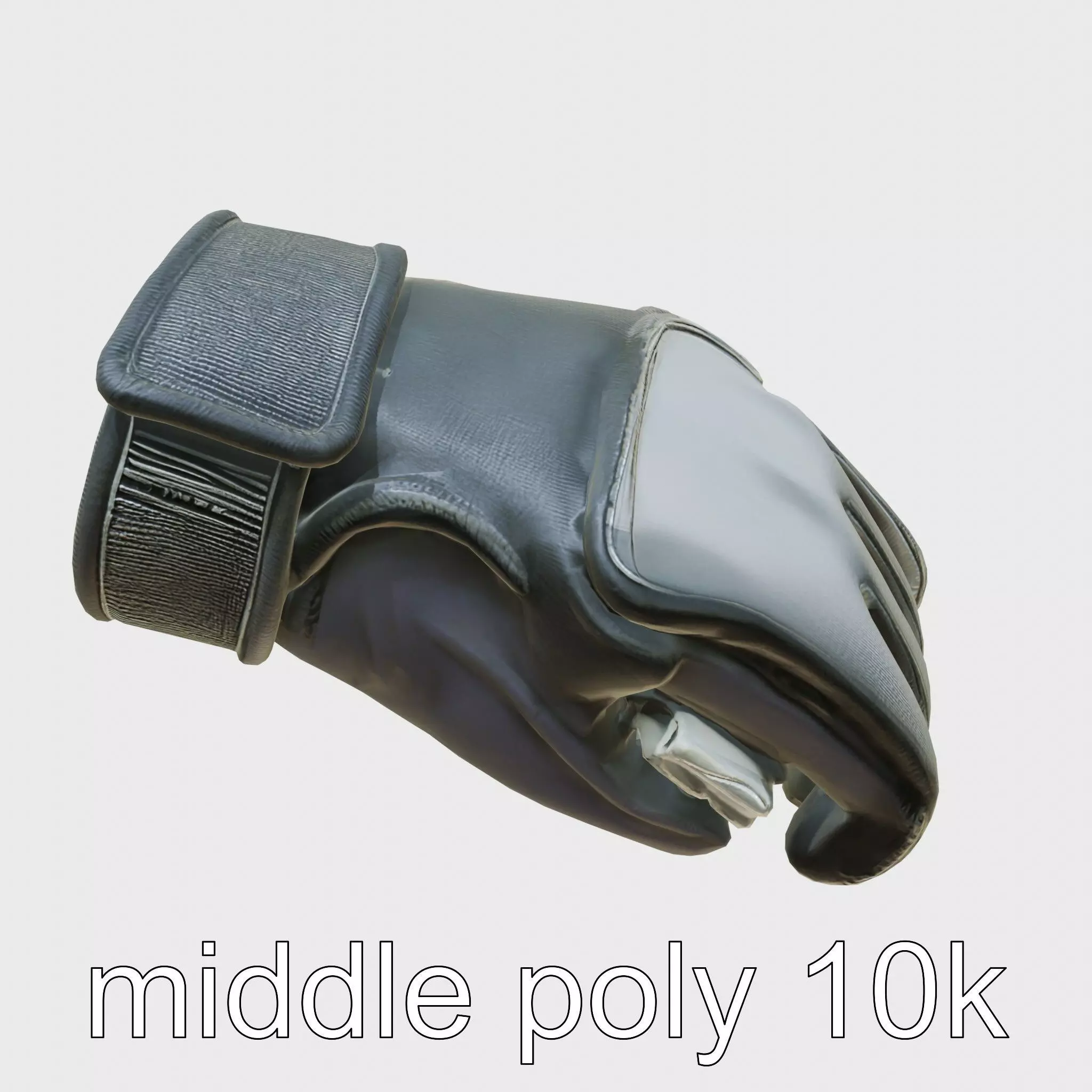 Heavy Duty Workout Glove with Reinforced Palm Low-poly 3D model