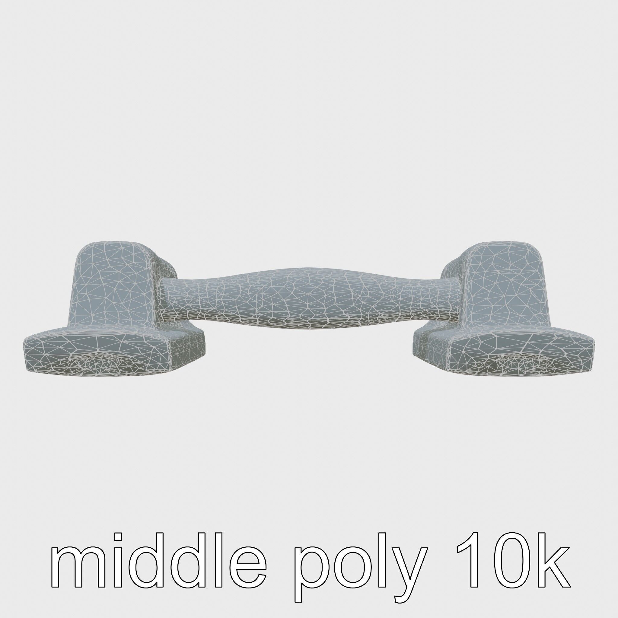 Ergonomic Wrist Support Pad Model with Soft Upholstery Low-poly 3D model_26