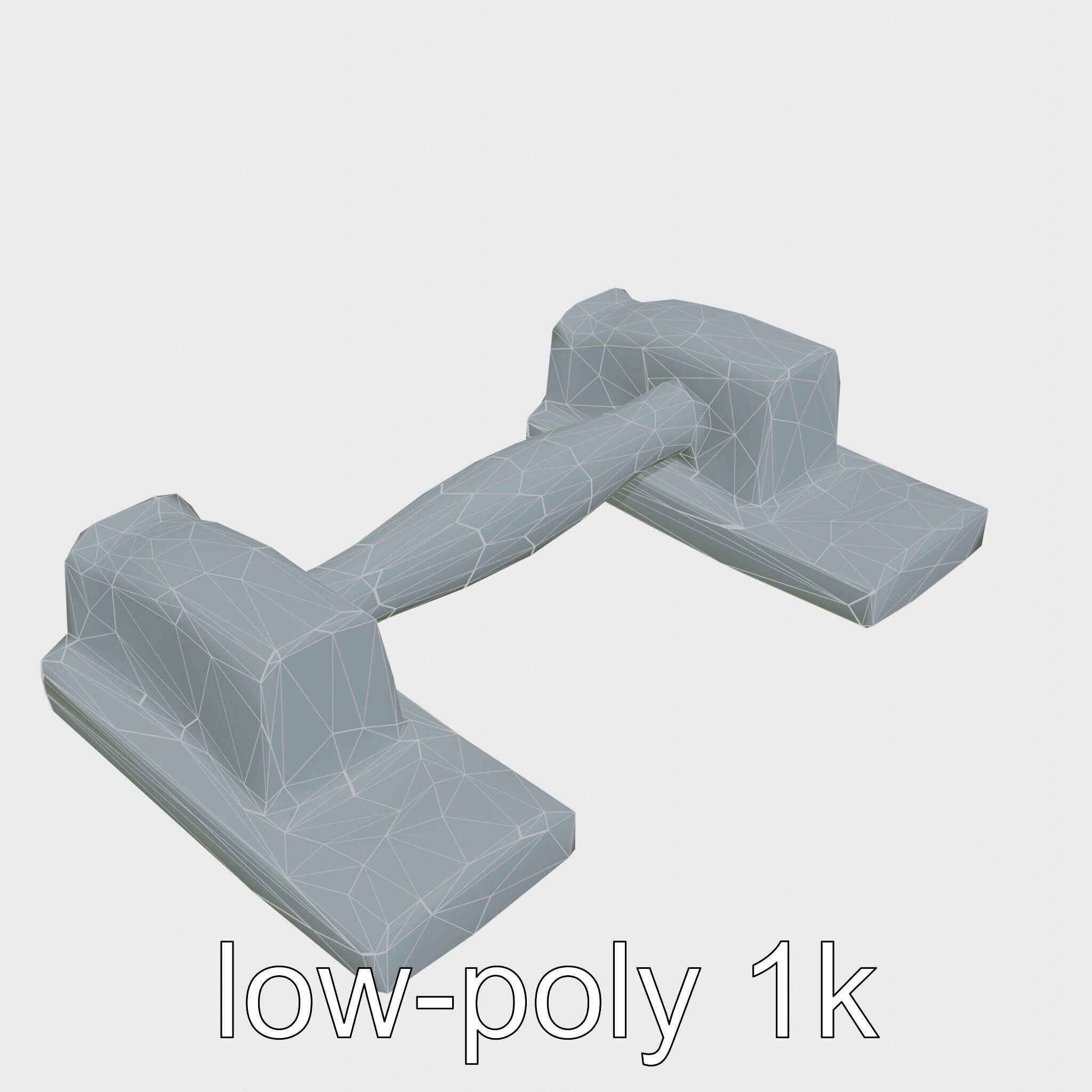 Ergonomic Wrist Support Pad Model with Soft Upholstery Low-poly 3D model_23