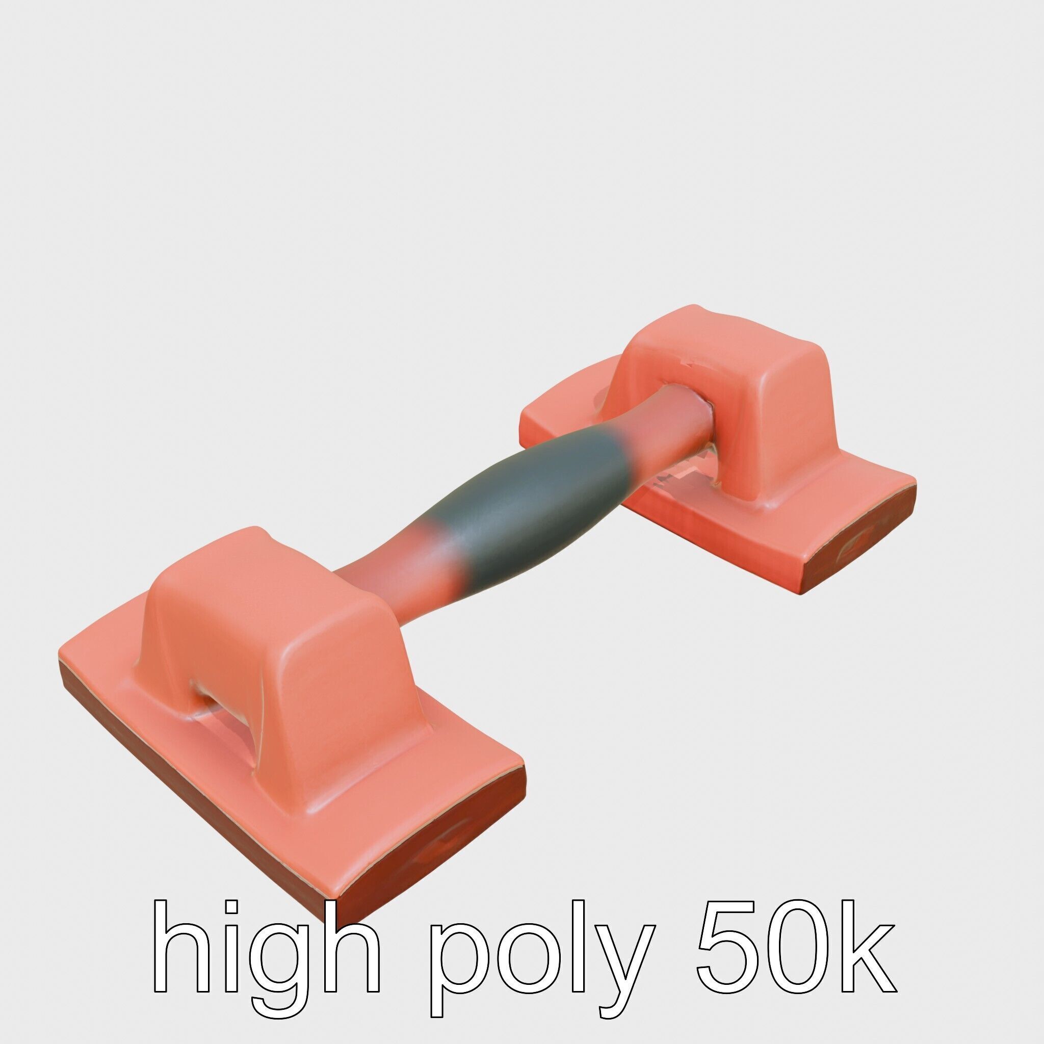 Ergonomic Wrist Support Pad Model with Soft Upholstery Low-poly 3D model_11