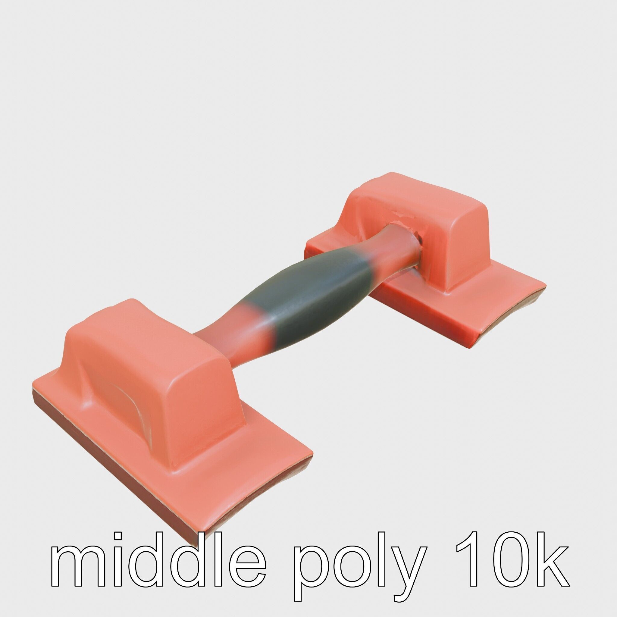 Ergonomic Wrist Support Pad Model with Soft Upholstery Low-poly 3D model_12