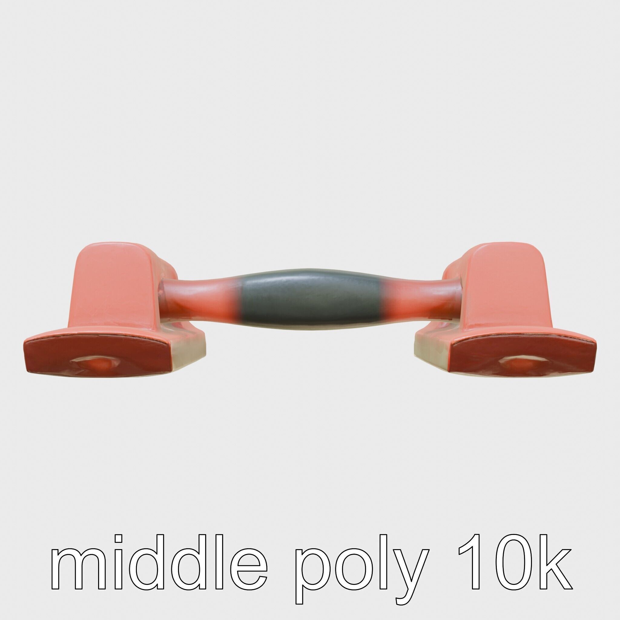 Ergonomic Wrist Support Pad Model with Soft Upholstery Low-poly 3D model_14