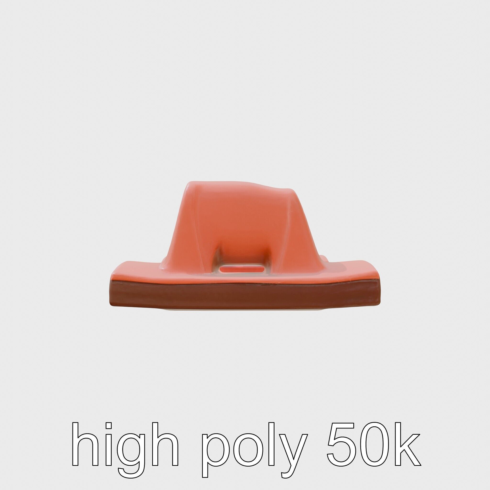 Ergonomic Wrist Support Pad Model with Soft Upholstery Low-poly 3D model_5