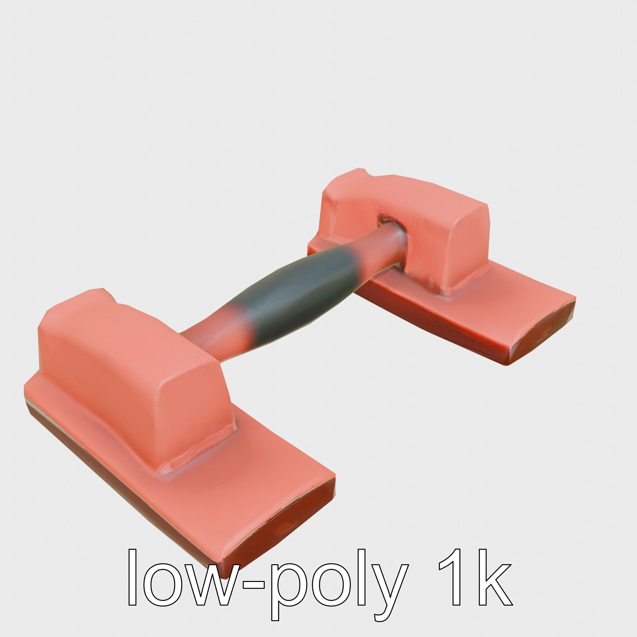 Ergonomic Wrist Support Pad Model with Soft Upholstery Low-poly 3D model_13