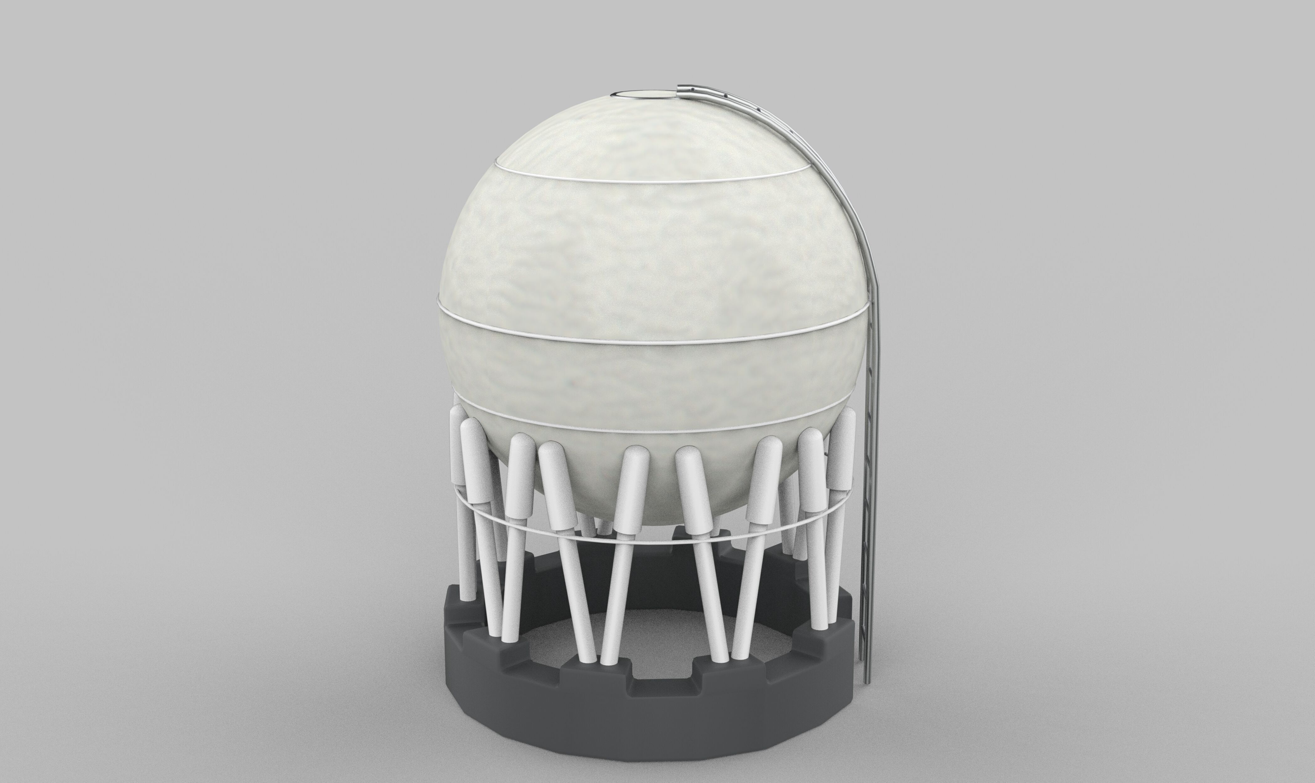 Storage Tanks 3D model_2