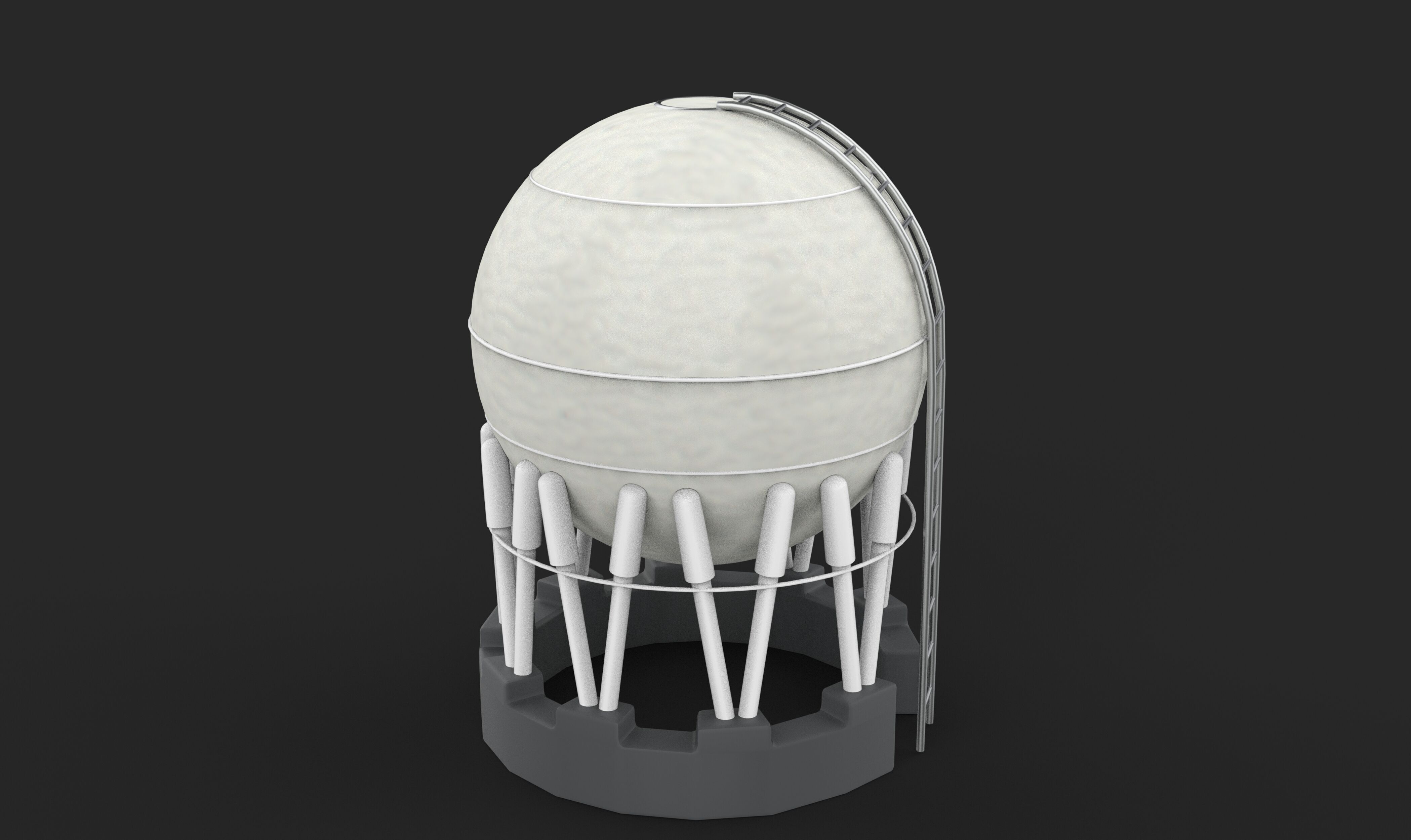 Storage Tanks 3D model_6