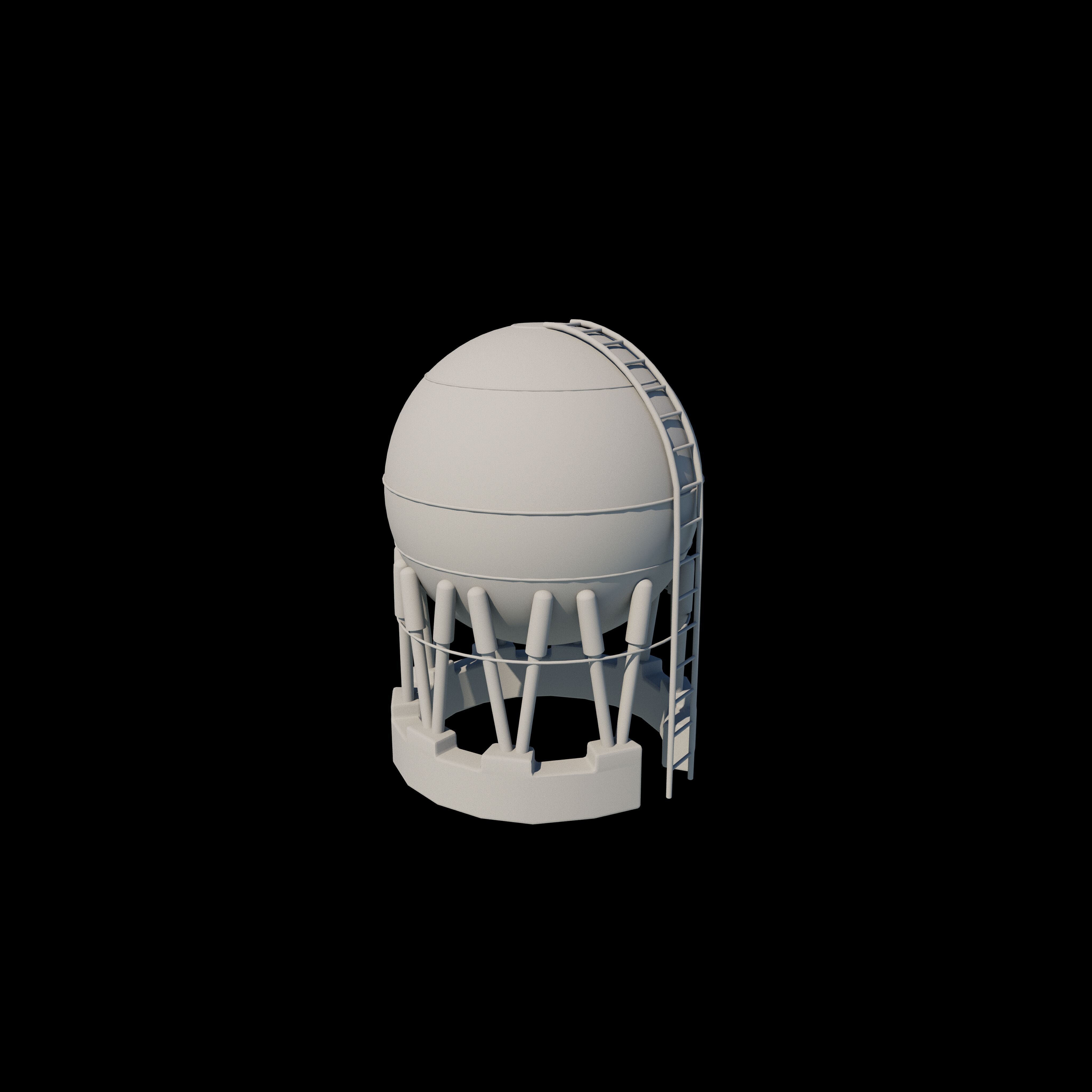 Storage Tanks 3D model_10