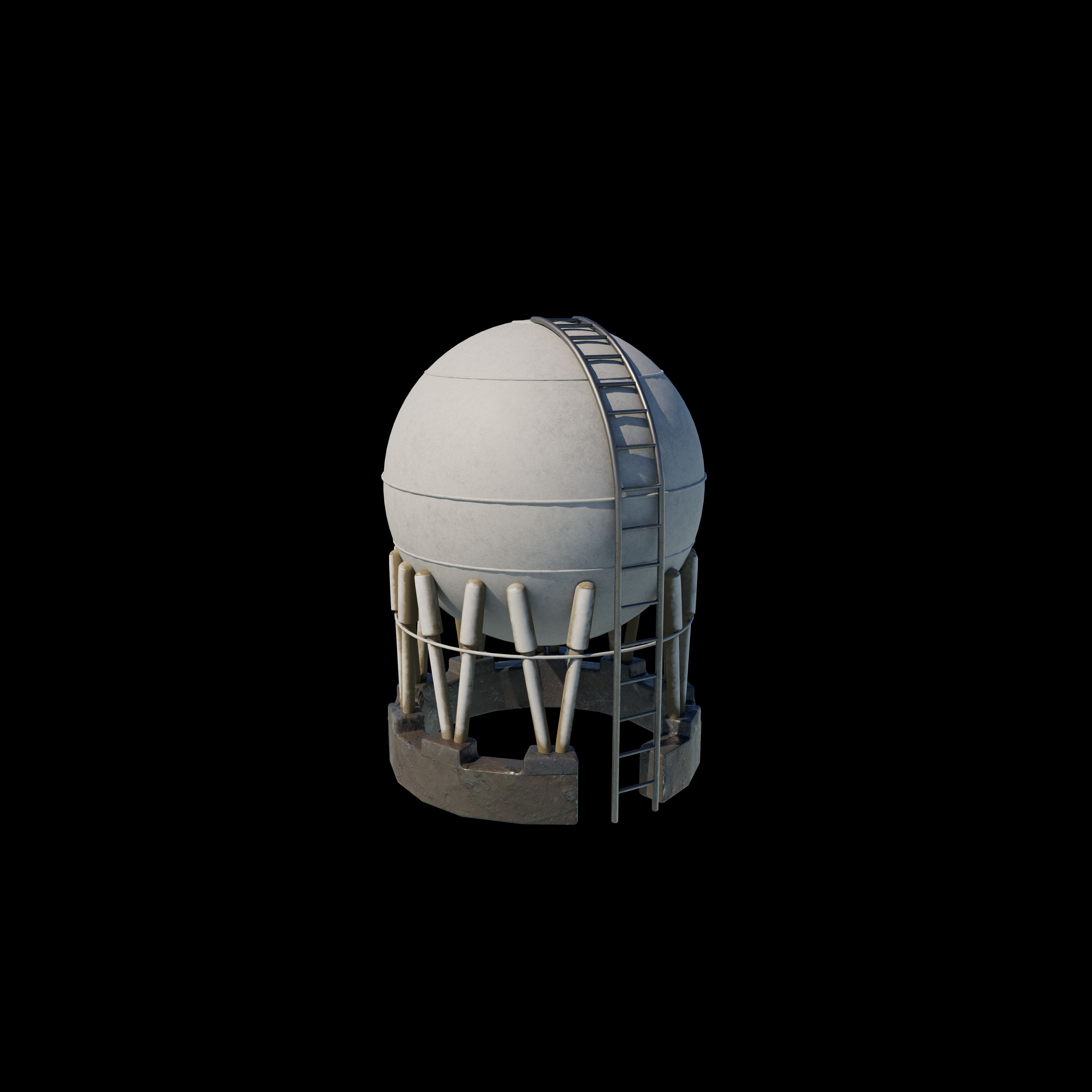 Storage Tanks 3D model_9