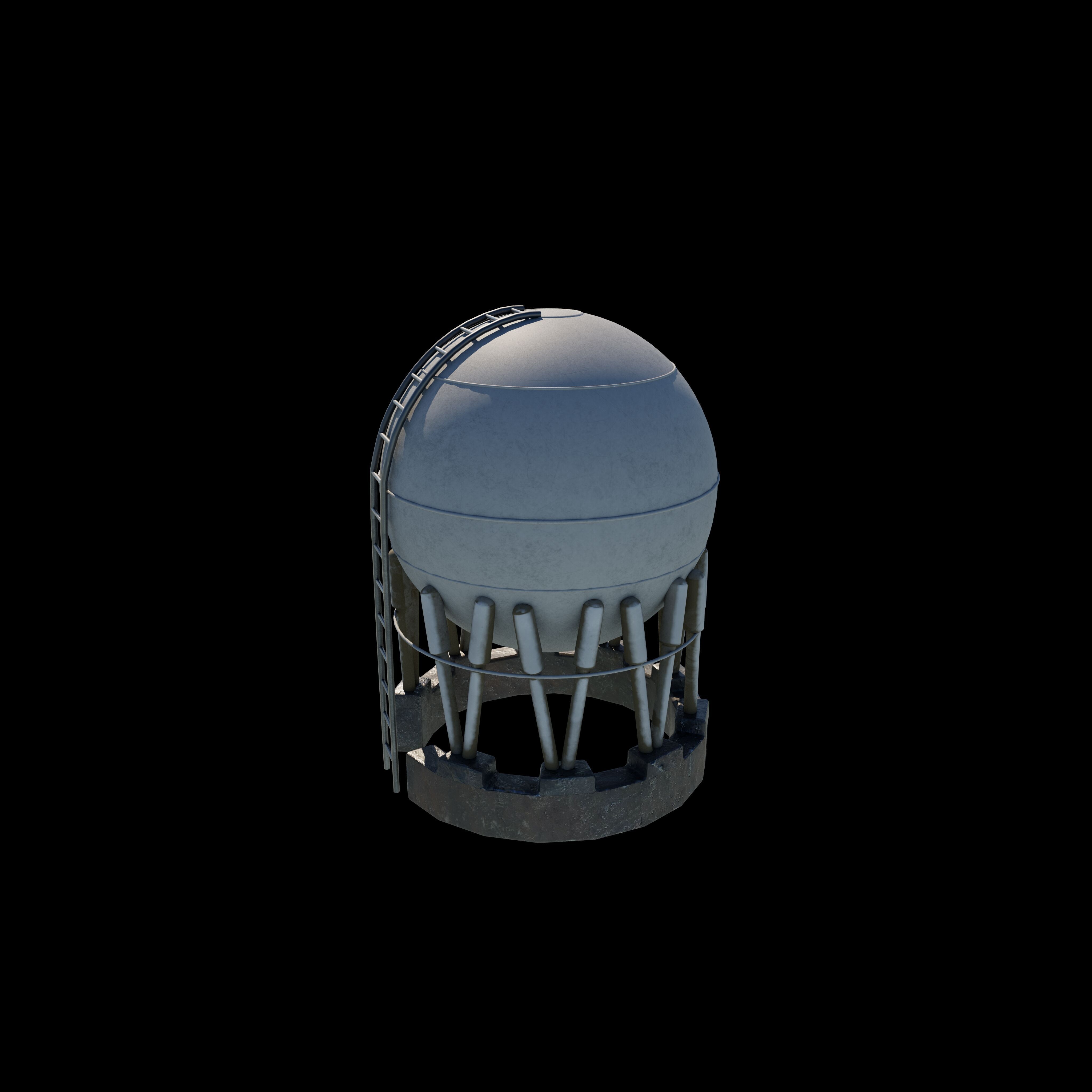 Storage Tanks 3D model_8