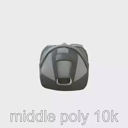 Sports Gear Carrying Bag with Durable Straps 3D Model