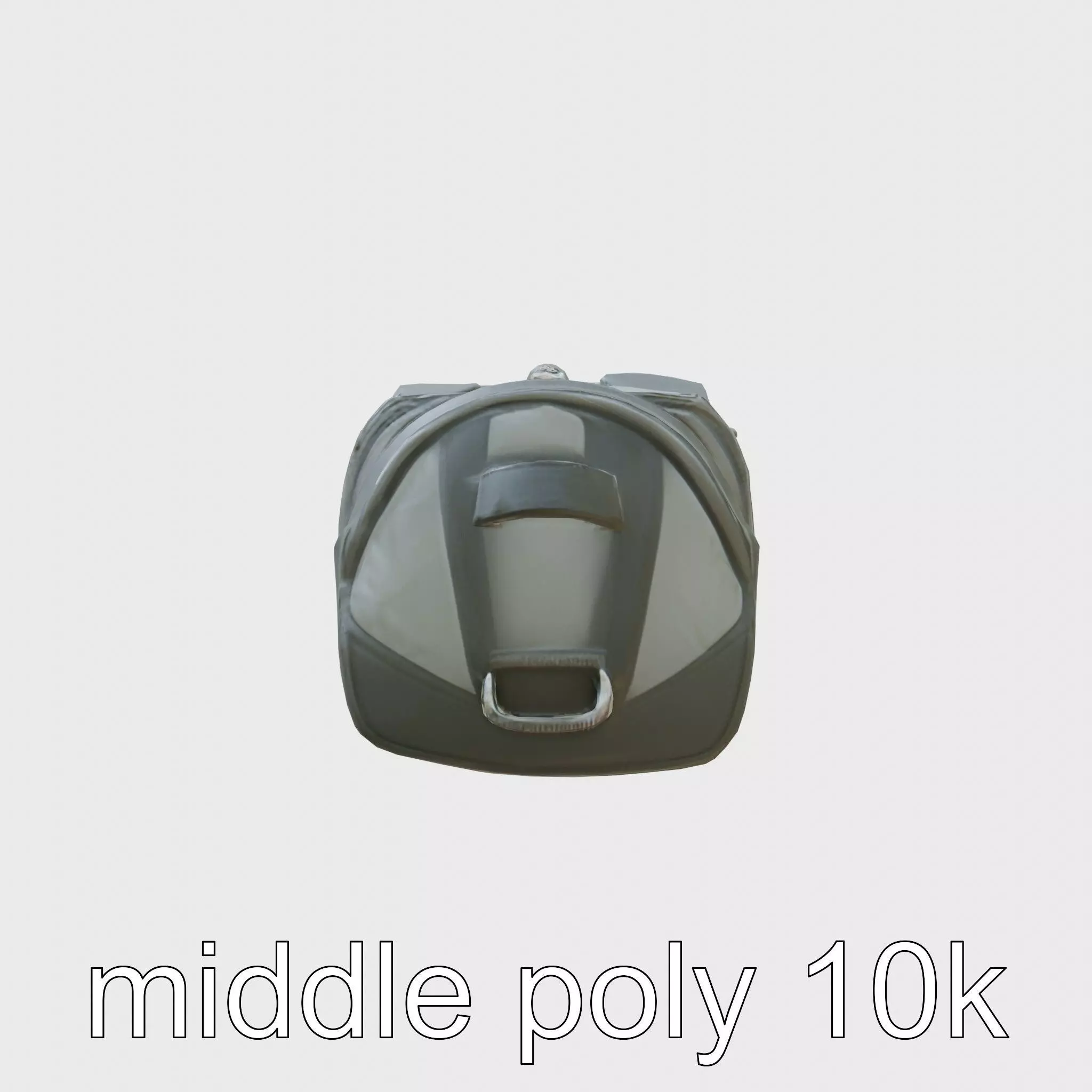 Sports Gear Carrying Bag with Durable Straps 3D Model Low-poly 3D model