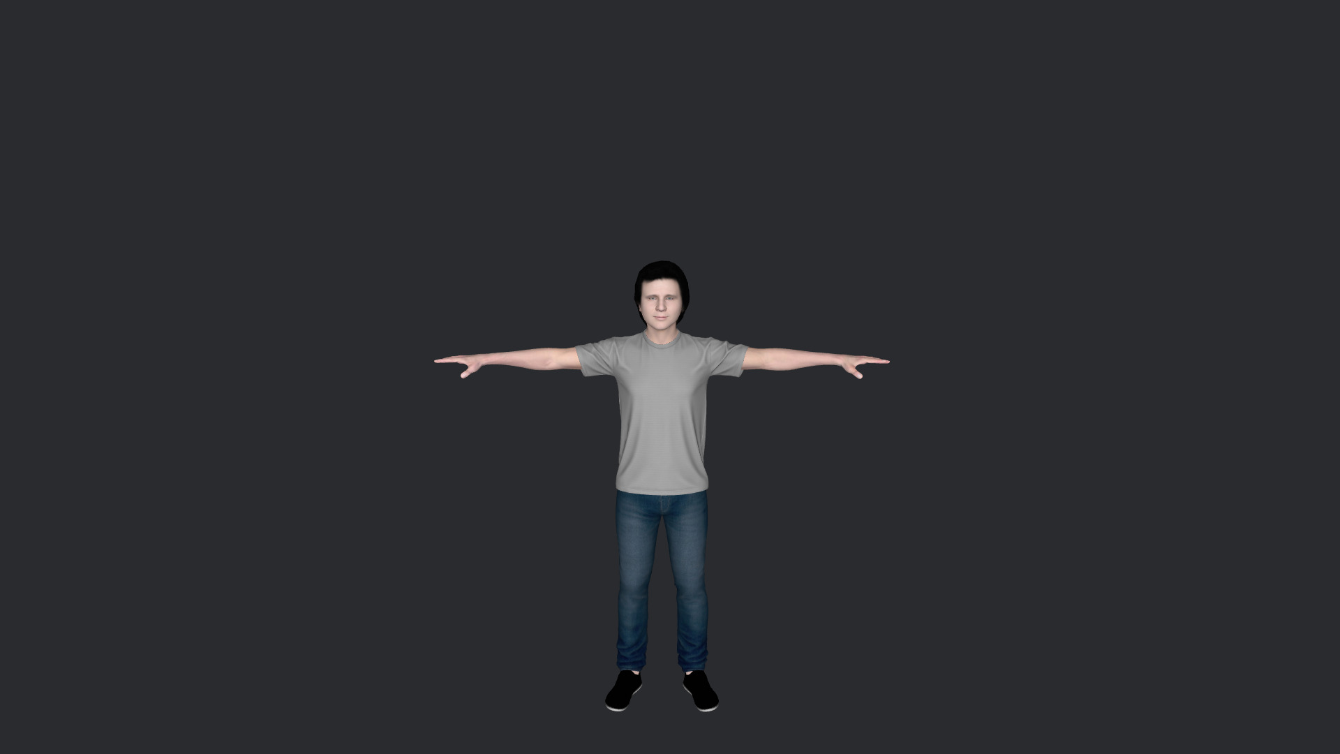greg kihn Hyper Realistic Full Body Fully Rigged 3D Character Low-poly 3D model_20