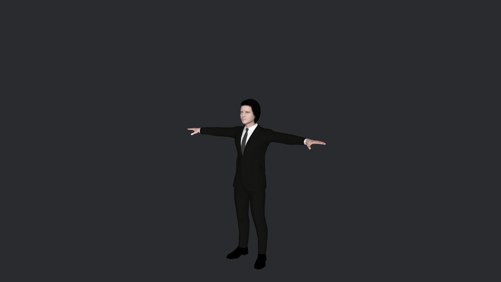 greg kihn Hyper Realistic Full Body Fully Rigged 3D Character Low-poly 3D model_23