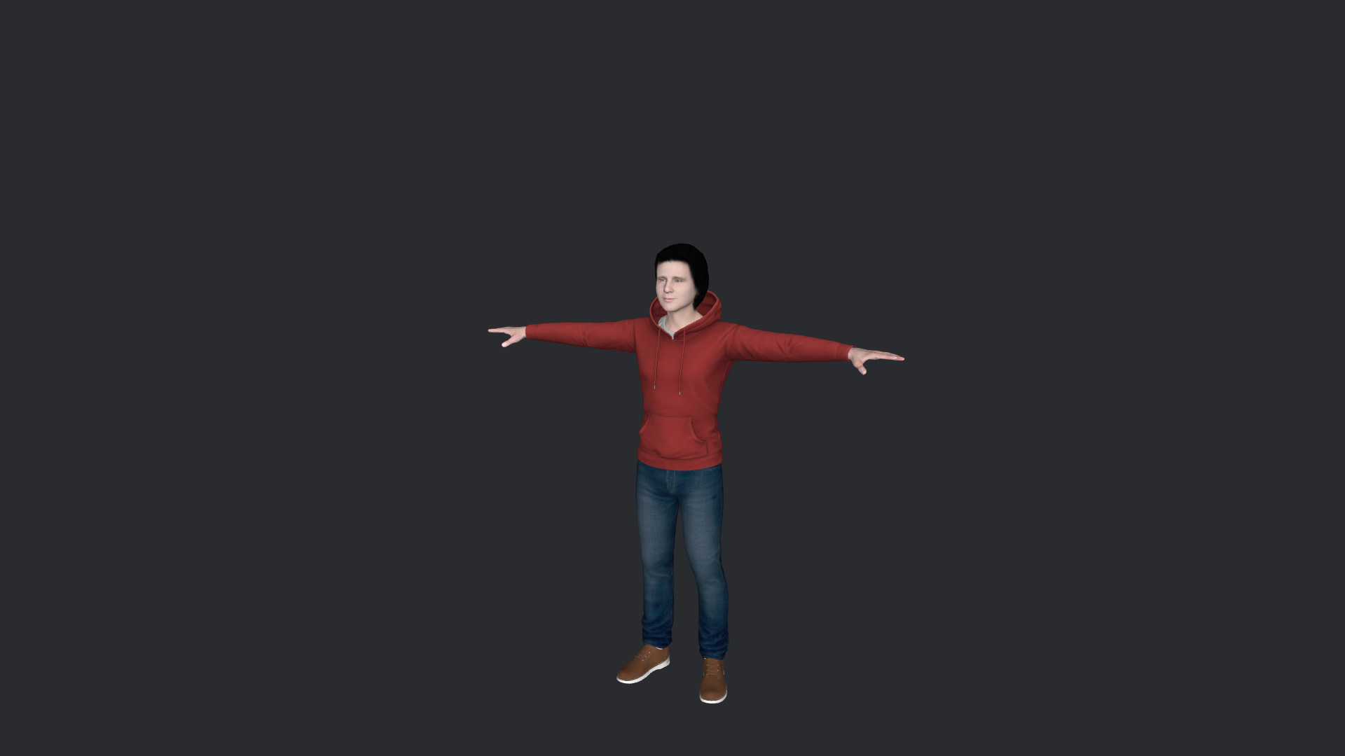 greg kihn Hyper Realistic Full Body Fully Rigged 3D Character Low-poly 3D model_10